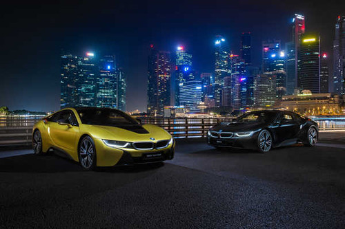 Jual Poster bmw i8 frozen yellow edition frozen black edition 4k WPS