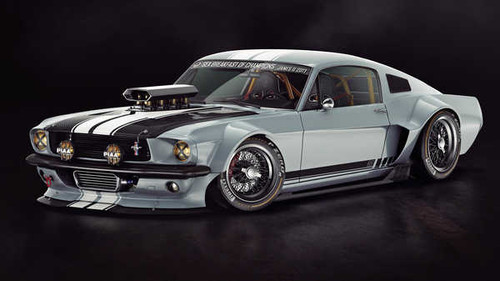 Jual Poster ford mustang 1965 classic cars 4k WPS002