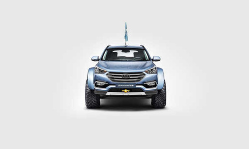 Jual Poster hyundai santa fe arctic trucks 2017 4k 7147WPS