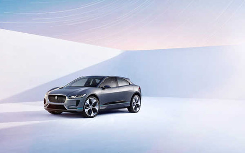 Jual Poster jaguar i pace electric cars hd 2018 4007WPS