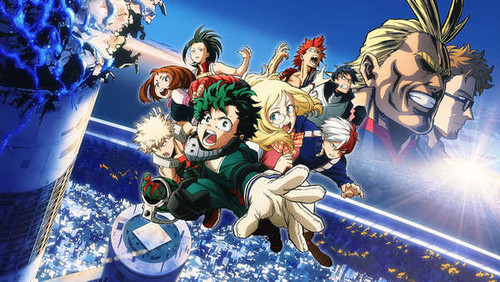 Poster Anime My Hero Academia Two Heroes APC