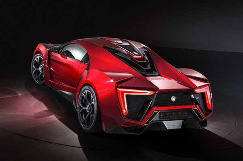 Jual Poster lykan hypersport rear view supercar 4k 898WPS