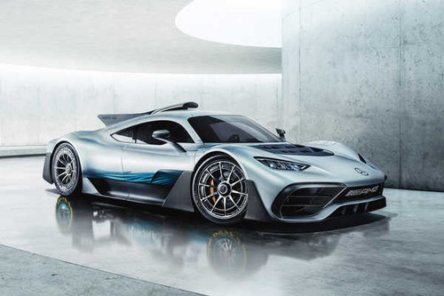 Jual Poster mercedes amg project one hybrid supercar 2018 hd 4k WPS
