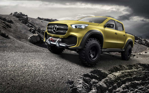 Jual Poster mercedes benz x class premium pickup hd 3241WPS