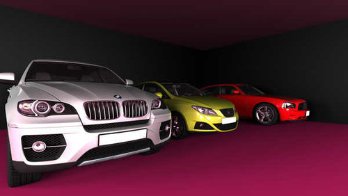 Jual Poster 3D BMW CGI Car Dodge Seat Vehicles Artistic APC