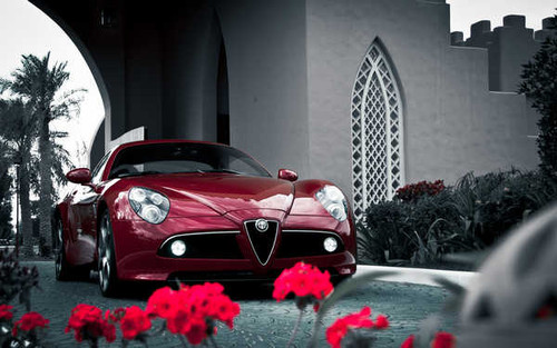 Jual Poster Alfa Romeo Alfa Romeo 8C Competizione APC001