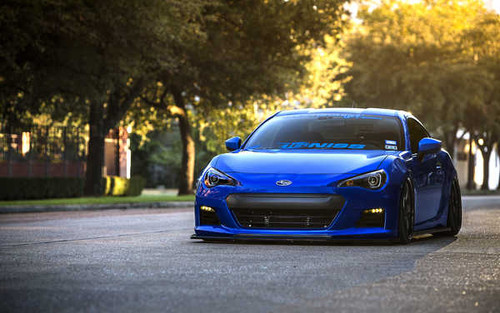 Jual Poster Blue Car Bokeh Subaru Subaru BRZ APC