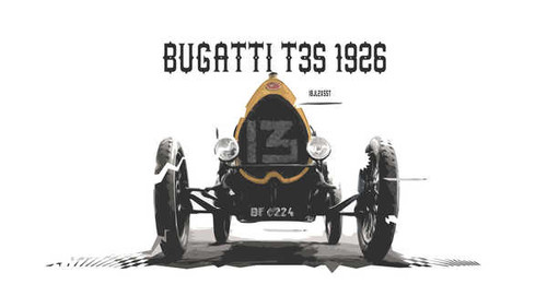 Jual Poster Bugatti Bugatti Type 35 APC