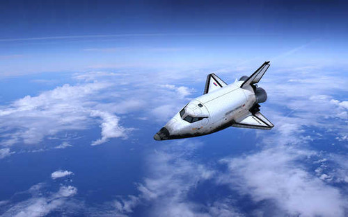Jual Poster Cloud Earth Sky Space Shuttle Space Shuttles Space Shuttle APC