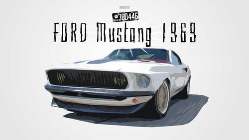 Jual Poster Ford Ford Mustang APC214