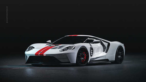 Jual Poster Ford GT Luxury Car Supercar Ford Ford GT APC004