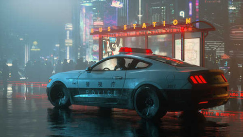 Jual Poster Police Ford Ford Mustang APC