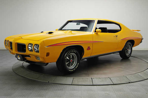 Jual Poster Pontiac Pontiac GTO Yellow Car Pontiac Pontiac GTO APC