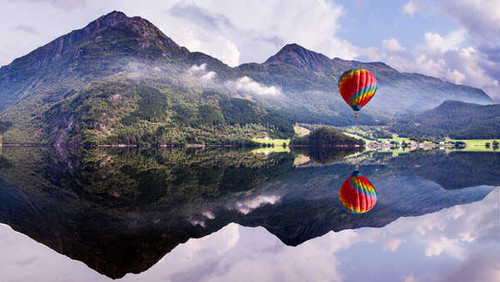 Jual Poster Vehicles Hot Air Balloon APC033