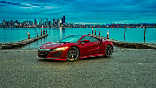 Jual Poster Acura Coast Evening 2016 NSX Red 1ZM