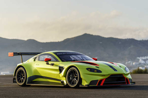 Jual Poster Aston Martin Tuning 2018 Vantage Yellow green 1ZM