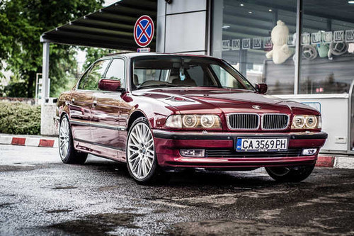 Jual Poster BMW 750li E38 Wine color Metallic 1ZM