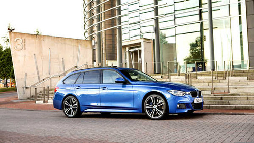 Jual Poster BMW F31 2015 Touring Sport Blue Side Estate car 1ZM