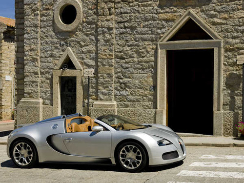 Jual Poster BUGATTI 2009 Veyron 16.4 Grand Sport Silver color 1ZM