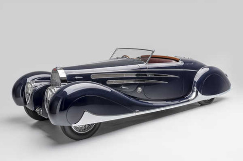 Jual Poster BUGATTI Retro 1939 Type 57C Cabriolet by Vanvooren 1ZM