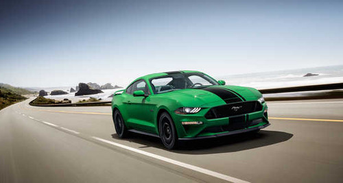 Jual Poster Ford Fastback 2018 Mustang GT Green Motion Stripes 1ZM