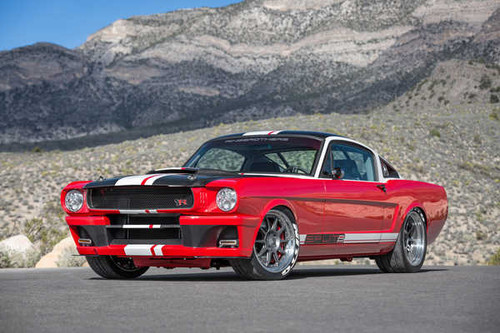 Jual Poster Ford Mustang 1965 Ringbrothers Red 1ZM