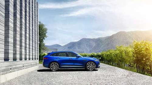 Jual Poster Jaguar 2015 F Pace SBlue 1ZM001