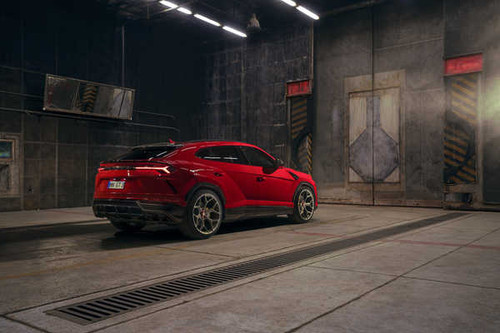 Jual Poster Lamborghini Urus Novitec 2019 Red Crossover 1ZM