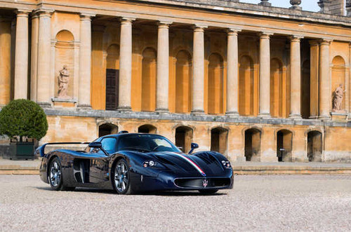 Jual Poster Maserati 2005 MC12 Blue Carbon Fibre by Zanasi 1ZM