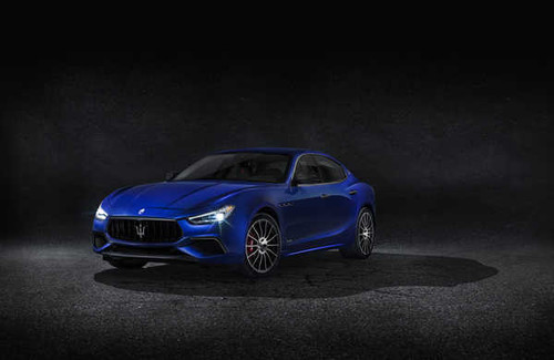 Jual Poster Maserati 2017 Ghibli S Q4 GranSport Blue 1ZM