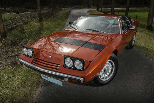 Jual Poster Maserati Retro 1977 82 Khamsin Bertone Brown 1ZM