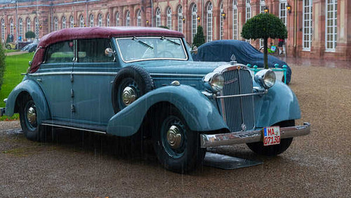Jual Poster Maybach Retro 1939 SW 42 Light Blue Metallic 1ZM