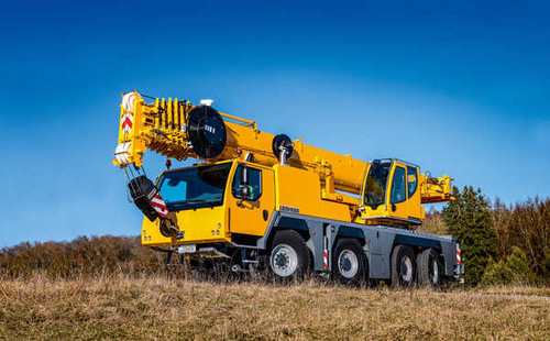 Jual Poster Mobile crane 2017 Liebherr LTM 1090 4.2 Yellow 1ZM