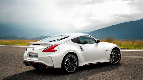 Jual Poster Nissan 370Z White Back view 1ZM