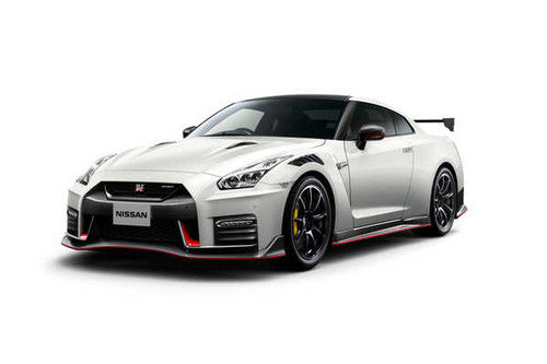 Jual Poster Nissan GT R Nismo 2019 R35 White background White 1ZM