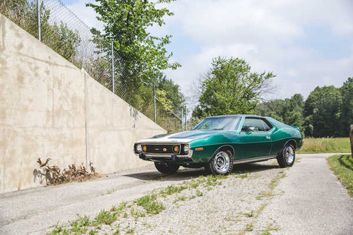 Jual Poster Retro 1974 AMC Javelin AMX Metallic Green 1ZM