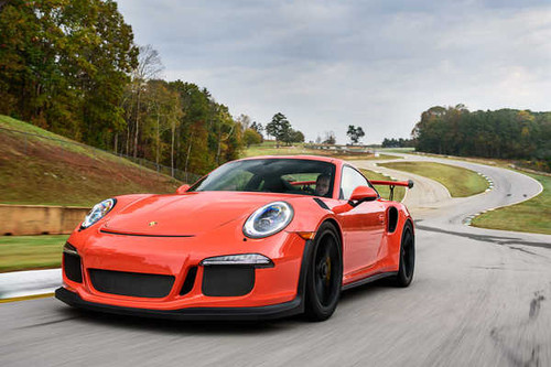 Jual Poster Roads Porsche 911 GT3 Orange Motion 1ZM