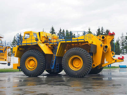 Jual Poster Trucks BelAZ Yellow 1ZM