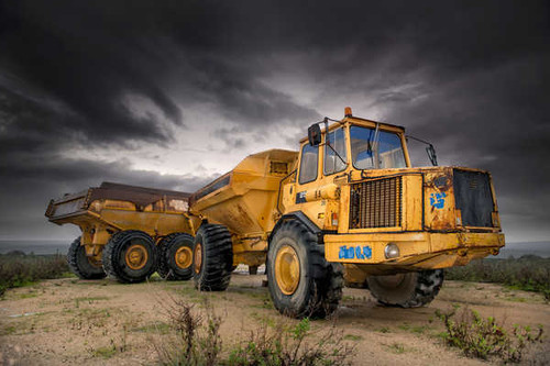 Jual Poster Trucks Old truckYellow 1ZM Jual Poster Trucks Old truckYellow 1ZM