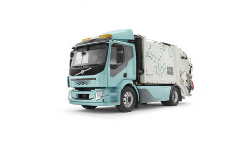 Jual Poster Volvo Trucks garbage truck FL Electric White 1ZM