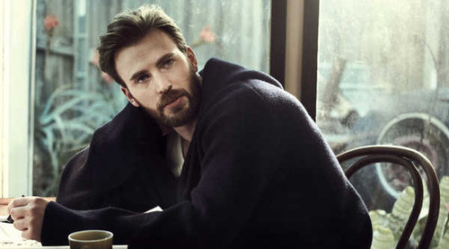 Jual Poster Actors Chris Evans Actor American Beard APC