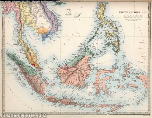 peta indonesia kuno tahun 1865