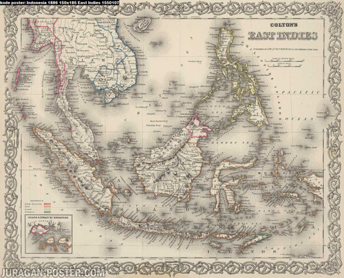 peta indonesia kuno tahun 1886