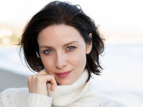 Jual Poster Actresses Caitriona Balfe Actress Black Hair Blue Eyes Face Irish Short7 APC