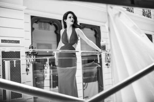 Jual Poster Actresses Eva Green Actress Black & White Dress French APC