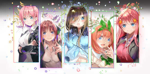 Poster Anime The Quintessential Quintuplets APC003 Poster Anime The Quintessential Quintuplets APC003