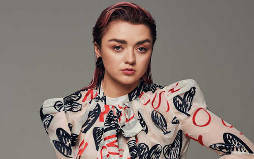 Jual Poster Actresses Maisie Williams Actress Brunette English Smile APC