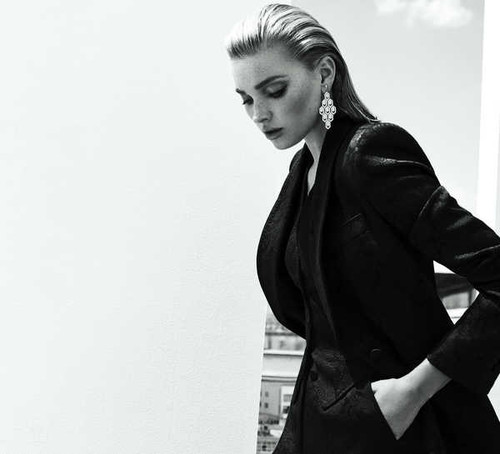 Jual Poster Models Elsa Hosk Earrings Model Monochrome Swedish6 APC
