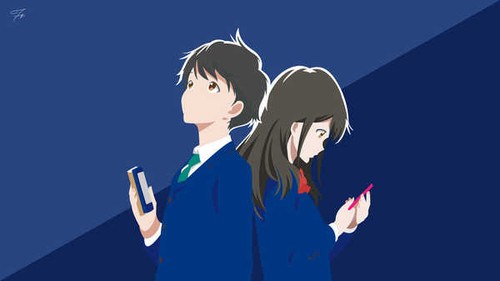 Poster Anime Tsuki ga Kirei APC