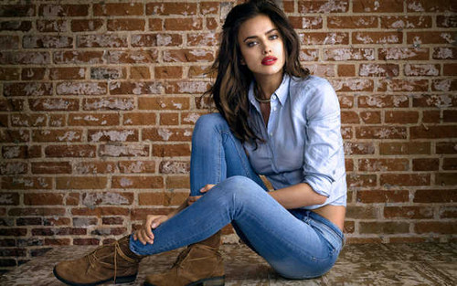 Jual Poster Models Irina Shayk Brunette Lipstick Model Russian APC